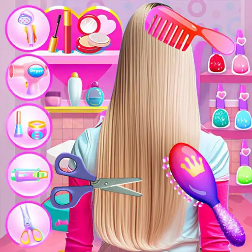 髮型沙龍時尚女孩