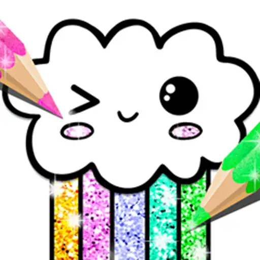 閃亮可愛塗色繪本