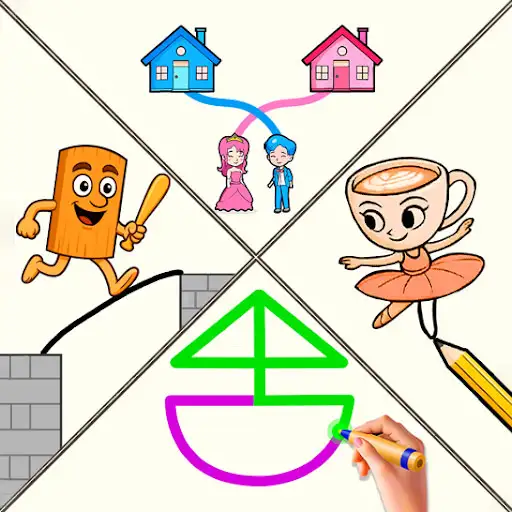 迷你遊戲線條拼圖